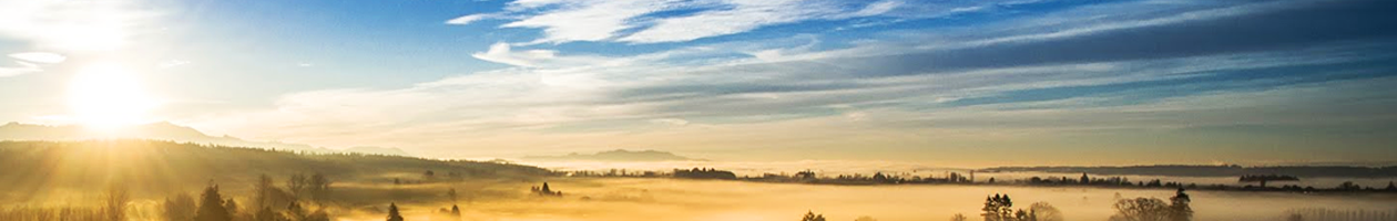Cover photo on home page featuring the current season in the great outdoors
